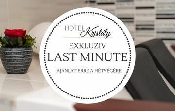 Exkluzív LAST MINUTE kedvezményes hétvége a Hotel Kristály****-ban! Exkluzív LAST MINUTE kedvezményes hétvége a Hotel Kristály****-ban!
